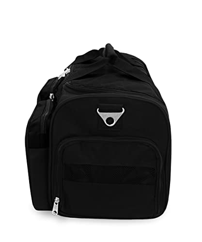 Everest Gym Bag with Wet Pocket, Black