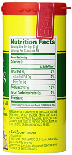 Knorr Aromat Seasoning, 3 Ounce (Pack of 12)