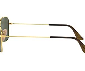 Ray-Ban RB3136 Caravan Square Sunglasses, Gold Havana/G-15 Green, 58 mm