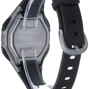 Timex Women's Ironman 30-Lap Digital Quartz Mid-Size Watch, Black/Gray - T5E961