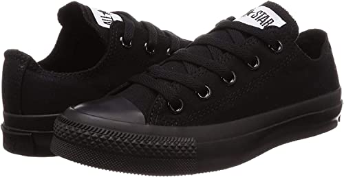 Converse Unisex Chuck Taylor All Star Low Top Black/Black Sneakers - 7 B(M) US Women / 5 D(M) US Men