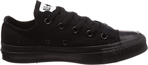 Converse Unisex Chuck Taylor All Star Low Top Black/Black Sneakers - 7 B(M) US Women / 5 D(M) US Men