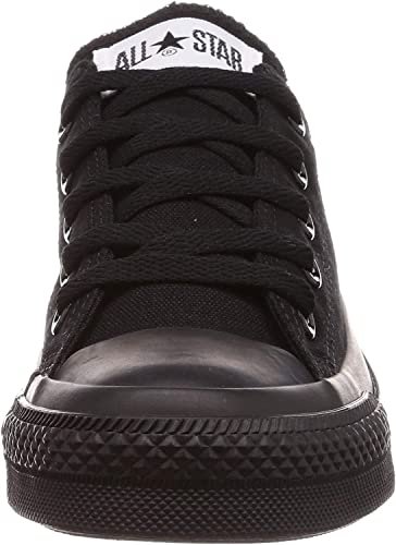 Converse Unisex Chuck Taylor All Star Low Top Black/Black Sneakers - 7 B(M) US Women / 5 D(M) US Men