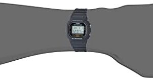 Casio Men's G-Shock Quartz Watch with Resin Strap, Black, 20 (Model: DW5600E-1V)