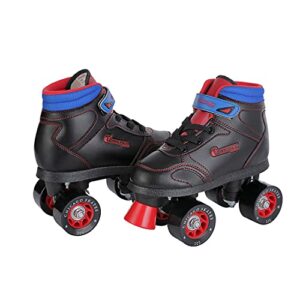 Chicago Boys Sidewalk Roller Skate - Black Youth Quad Skates