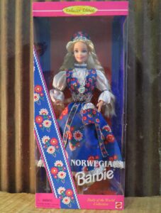 norwegian barbie dolls of the world collection