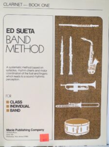ed sueta band method - clarinet - book one