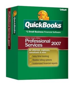 quickbooks premier professional services edition 2007 [older version]