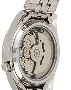 SEIKO Men's SNK355K 5 Automatic Silver Dial Stainless Steel Watch