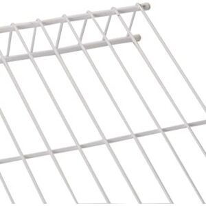 Rubbermaid Linen Closet Shelf Kit, 2-foot x 12-Inch, Metal, Wire Shelving System for Laundry Rooms or Basements