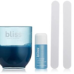 Bliss Poetic Waxing At Home Wax Kit - 5.3 Fl Oz - Microwavable Stripless Wax Hair Removal Kit - Fragrance Free - Safe for All Skin Types - 6 PC Set