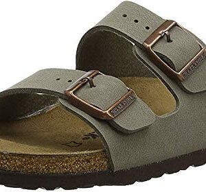 Birkenstock Unisex Arizona Stone Birkibuc Sandals - 39 M EU