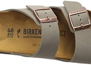 Birkenstock Unisex Arizona Stone Birkibuc Sandals - 39 M EU