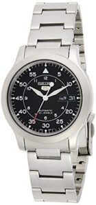 seiko men's snk809k automatic stainless steel watch