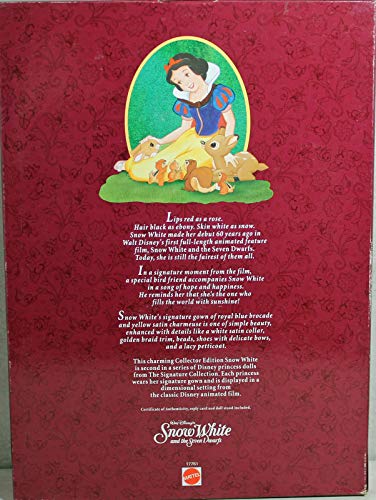 Disney Collector Edition 60th Anniversary Snow White Doll