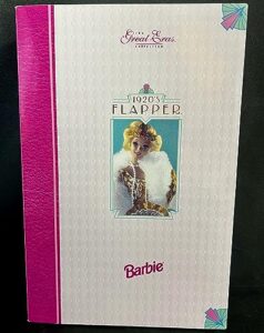 barbie mattel doll 1993 : 1920's flapper from great era's