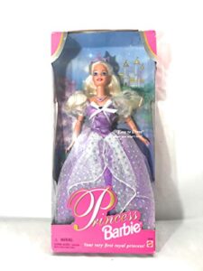 mattel 1997 princess barbie in purple dress