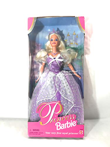 Mattel 1997 Princess Barbie in Purple Dress