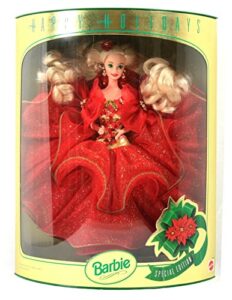 happy holidays barbie doll hallmark special edition (1993)