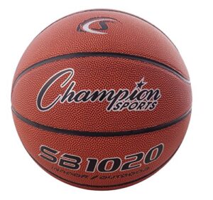 champion sports-sb1020 composite game basketballs, composite basketball, official (size 7 - 29.5")