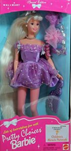 pretty choices barbie doll pink long hair
