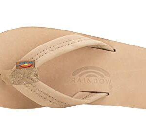 Rainbow Sandals Men Premium Leather Double Layer, Sierra Brown, X-Large (11-12)