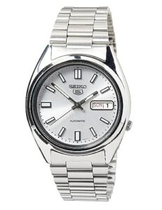 seiko men's snxs73k 5 stainless steel siver dial watch