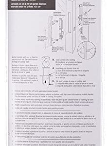 Prime-Line C 1043 Diecast Non-Keyed  Patio Sliding Door Handle Set for 1 In. to 1-1/8 In. Thick Sliding Glass Doors, Black (Single Pack)