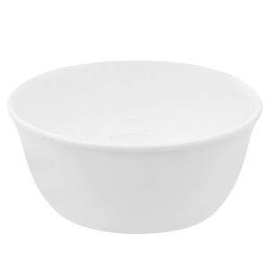 corelle livingware 28-ounce super soup/cereal bowl, winter frost white, lp
