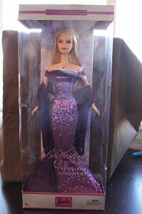 mattel barbie, birthstone collection february amethyst barbie