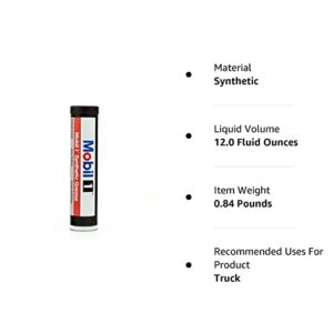 Mobil 1 Synthetic Grease, Auto, 12.5 oz.