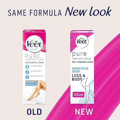 Veet Hair Removal Cream Sensitive Skin with Aloe Vera & Vitamin E (100ml)