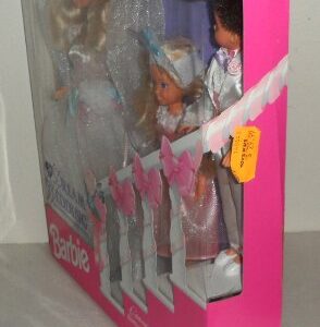 Barbie Dream Wedding Gift Set w Barbie, Stacie & Todd Dolls (1993)