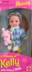 barbie - li'l friends of kelly - melody doll - 1995