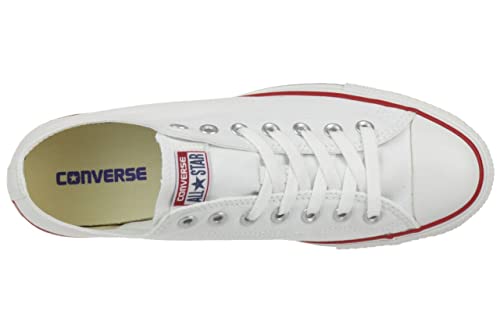 Converse Unisex Chuck Taylor All Star Low Top Optical White Sneakers - 12 B(M) US Women / 10 D(M) US Men