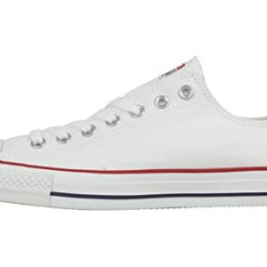 Converse Unisex Chuck Taylor All Star Low Top Optical White Sneakers - 12 B(M) US Women / 10 D(M) US Men