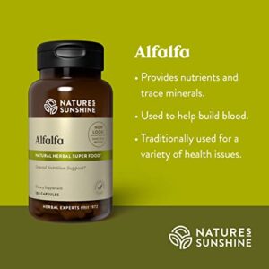 Nature's Sunshine Alfalfa, 100 Capsules