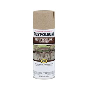 rust-oleum 223524 stops rust multi-color textured spray paint, 12 ounce (pack of 1), desert bisque, 12 fl oz
