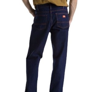 Dickies mens Regular-fit Five-pocket jeans, Indigo Blue Rigid, 36W x 30L US