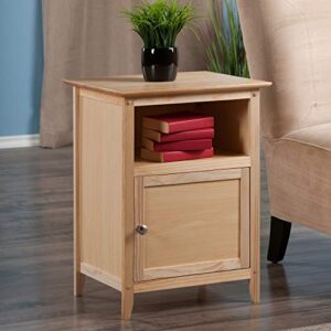 Winsome Wood Henry Accent Table, Natural, FURNITURE