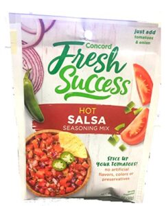 concord salsa mix, hot, 1.06-ounce pouches (pack of 18 )