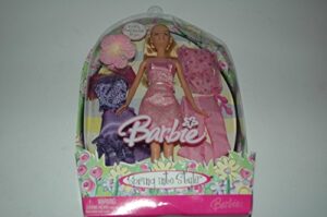 mattel barbie spring into style set