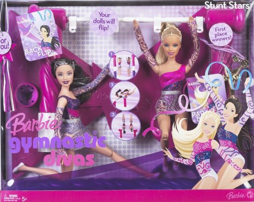 Barbie Gymnastics Divas Stunt Stars Dolls