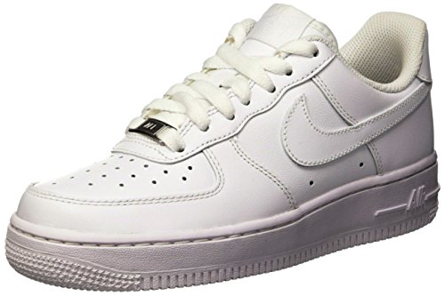 Nike Women's Air Force 1 '07 (11.5, White (White/White))