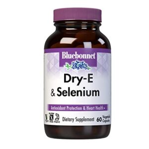 BlueBonnet Dry E-400 IU Plus Selenium Vegetarian Capsules, 60 Count