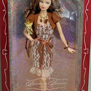 Miss Topaz Barbie Doll; Birthstone Beauties Pink Label Collection