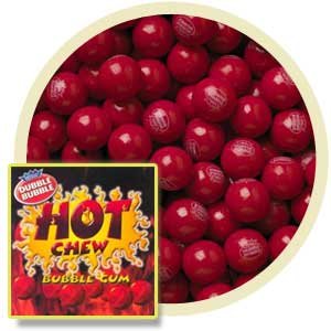 hot chew cinnamon vending machine gumballs