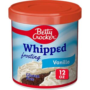 betty crocker gluten free whipped vanilla frosting, 12 oz.