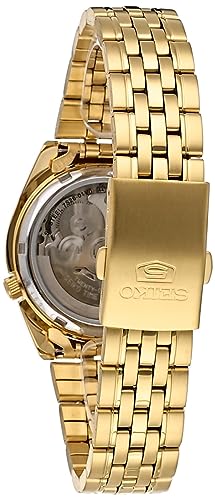 SEIKO Men's SNK366K 5 Automatic Gold Dial Gold-Tone Stainless Steel Watch