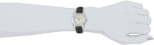 Timex Women's T41181 Expedition Field Mini Black/Brown Nylon/Leather Strap Watch